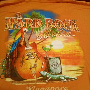 Hard Rock Cafe Singapore Mens Tee, XXL